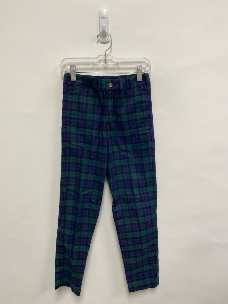 Bella Bliss SIZE 8 Navy/Green Black Plaid Boy&