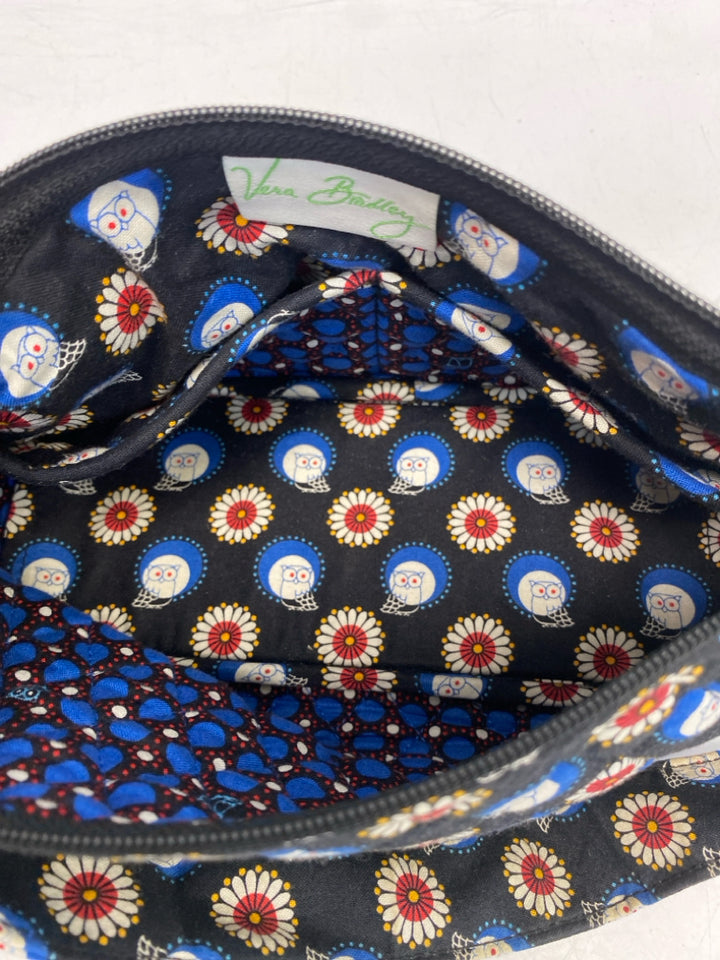 Vera Bradley Black Blue/Wht Owl(s) Handbag