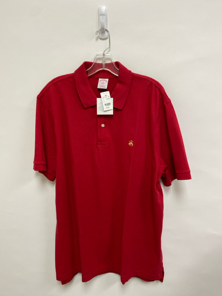 NWT Brooks Brothers Size XL Red Polo Men&