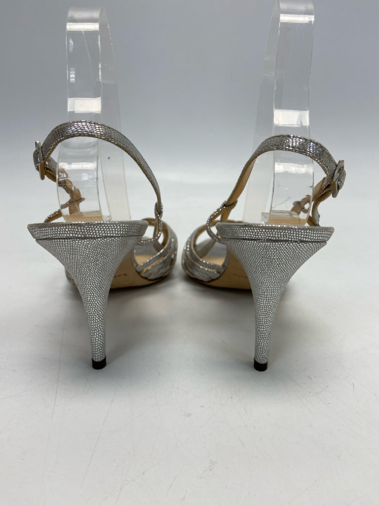 Kate Spade  Size 10 Silver Shimmery Sandals