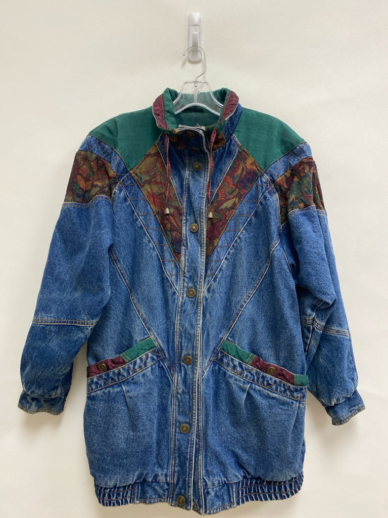 Size S Denim Green Vintage Ladies Jacket