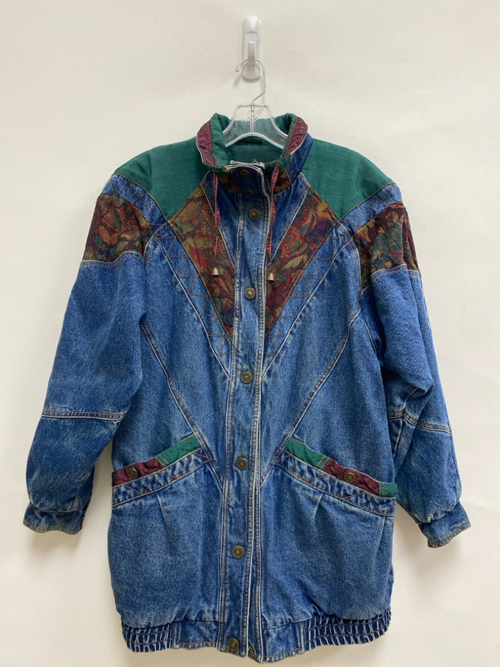 Size S Denim Green Vintage Ladies Jacket