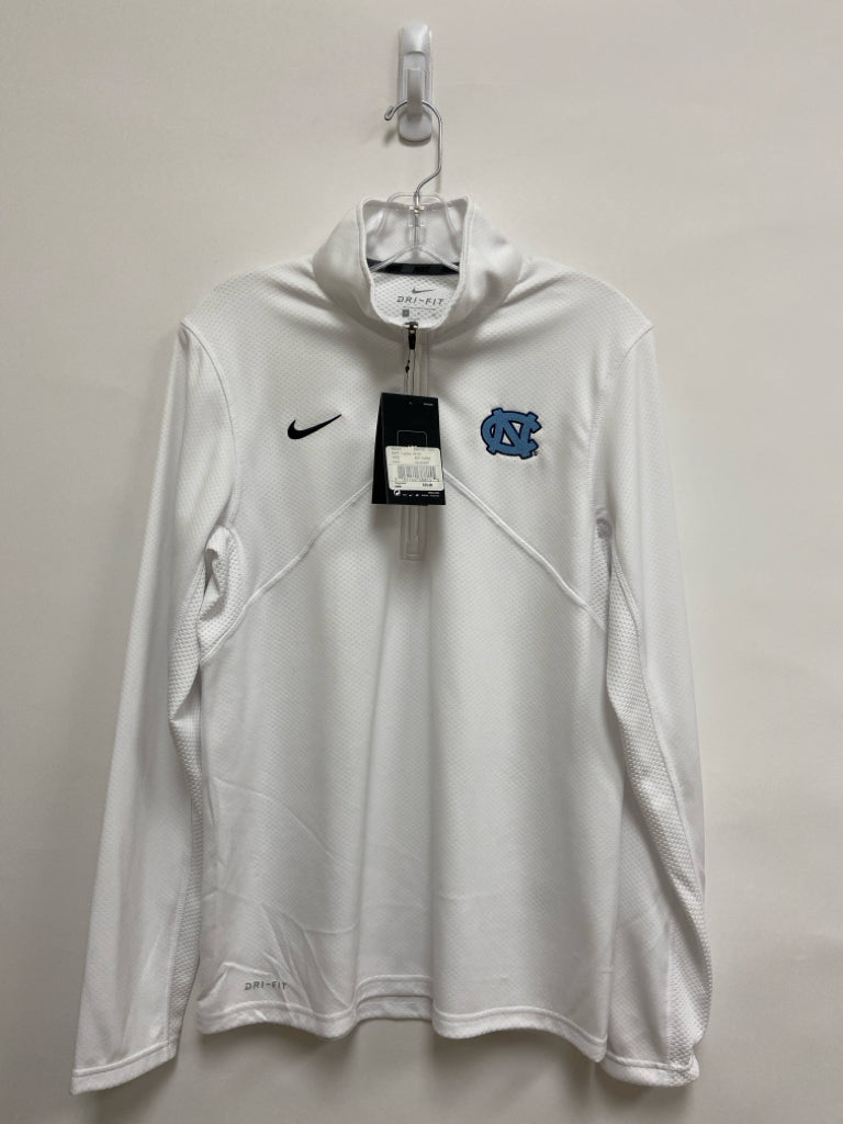 NWT Nike Size S White UNC Quarter Zip Men&