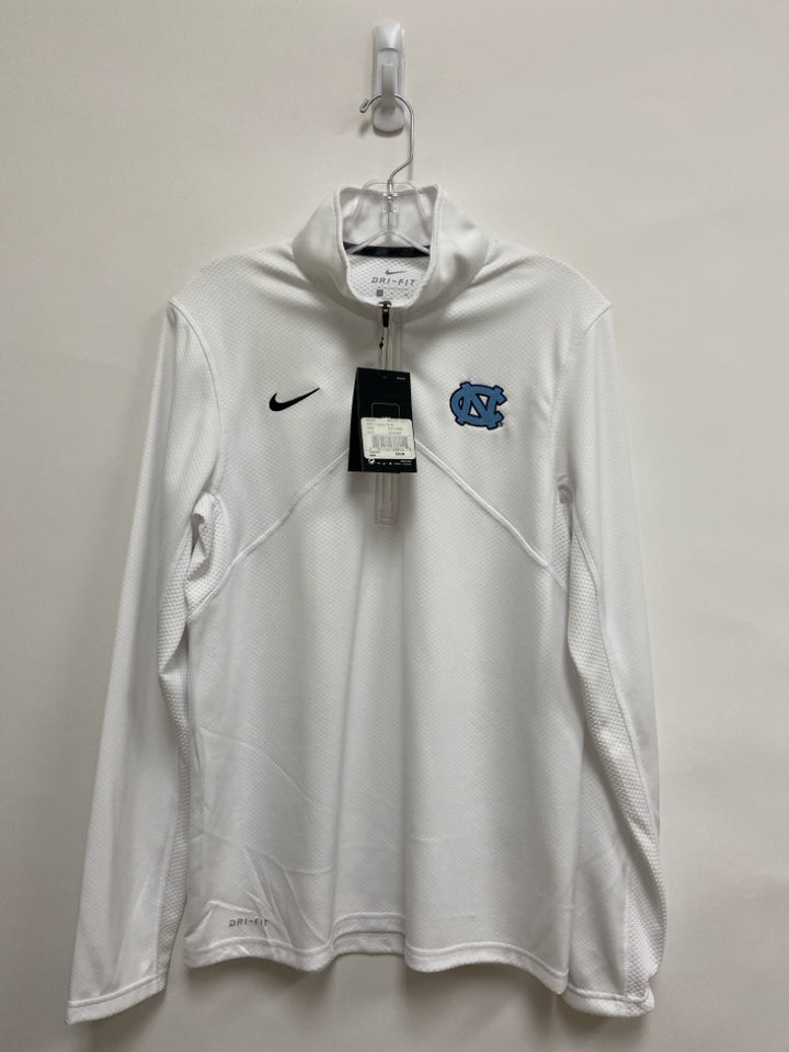NWT Nike Size S White UNC Quarter Zip Men&