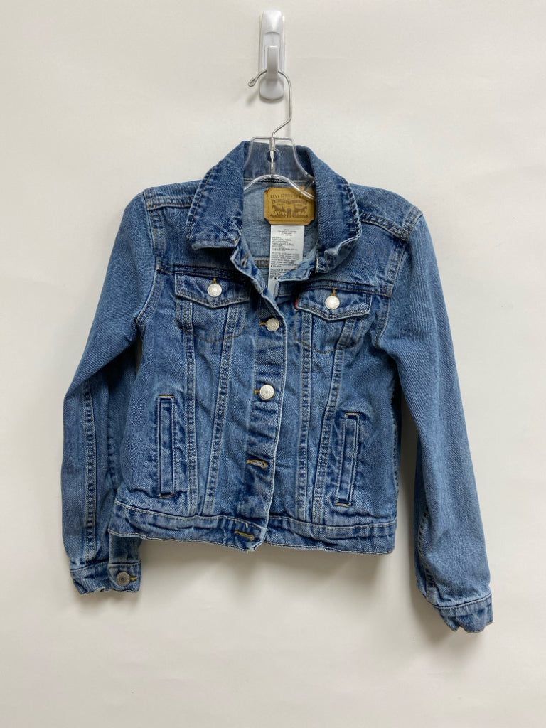 Levi SIZE 10/12 Blue Button Up Denim Boy&