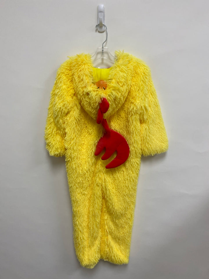 SIZE 4/5 Yellow/White Fuzzy Girl&