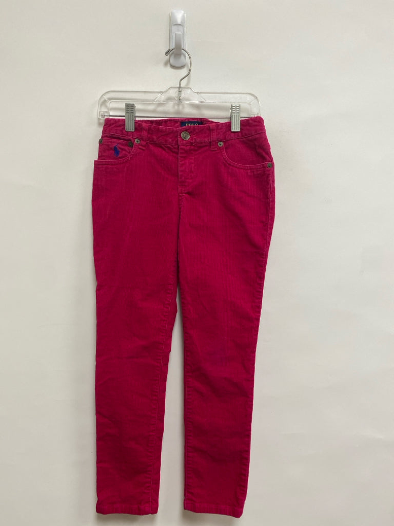 Polo SIZE 8 Hot Pink Corduroy Girl&