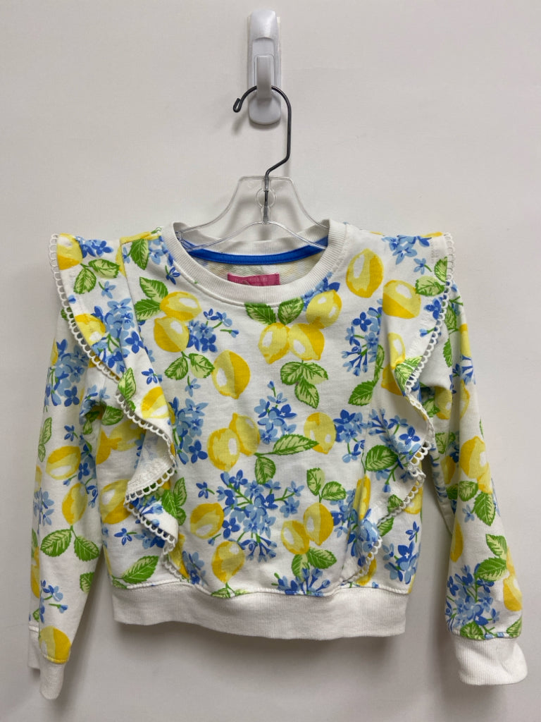 Mizrahi SIZE 5/6 White Blue/Yellow Lemons Girl&
