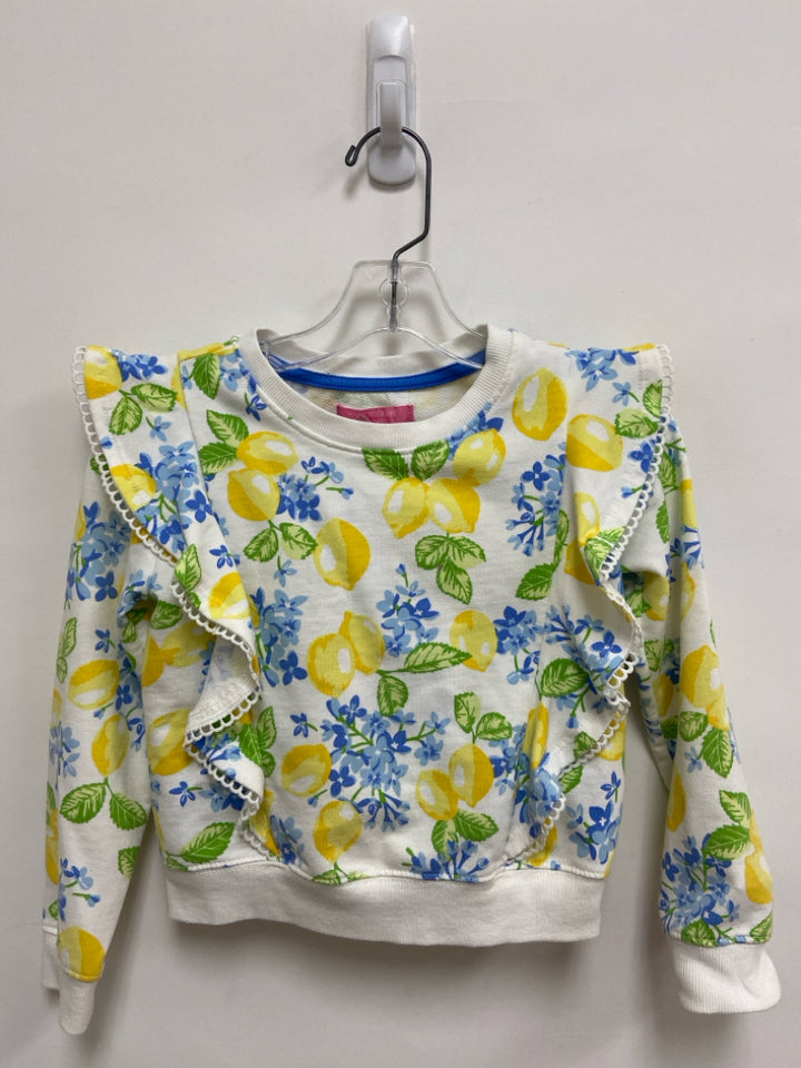 Mizrahi SIZE 5/6 White Blue/Yellow Lemons Girl&