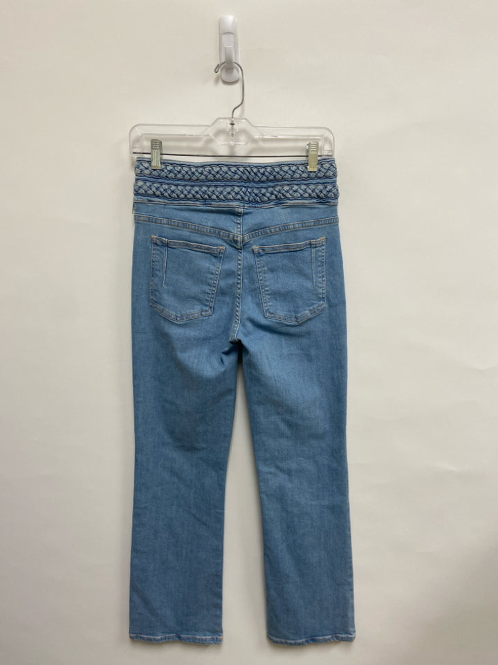 Derek Lam 10 Crosby Size 27 Blue Denim Braided Ladies Jeans