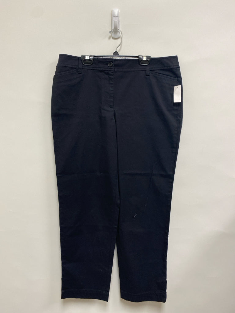 NWT Talbots Size 10 Black Cropped Ladies Pants