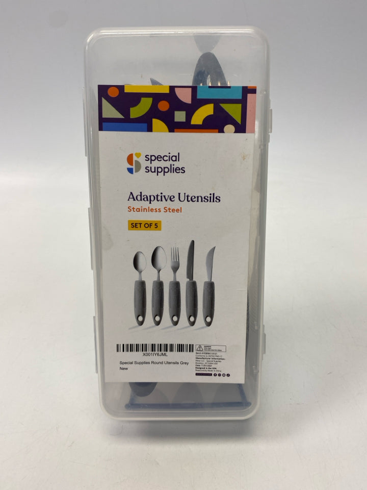 Gray Silver Stainless Flatware