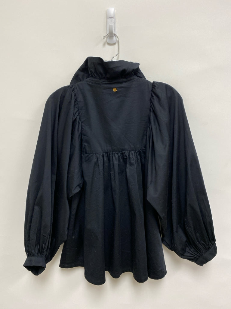EMILY McCARTHY Size S Black Puff Sleeve Ladies Top