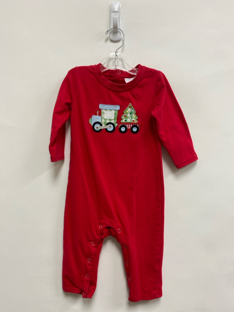 stitchy fish SIZE 12M Red Green Trains Boy&