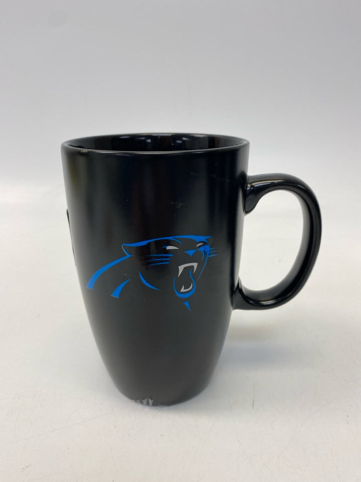 Black Blue Carolina Panthers Coffee Mug
