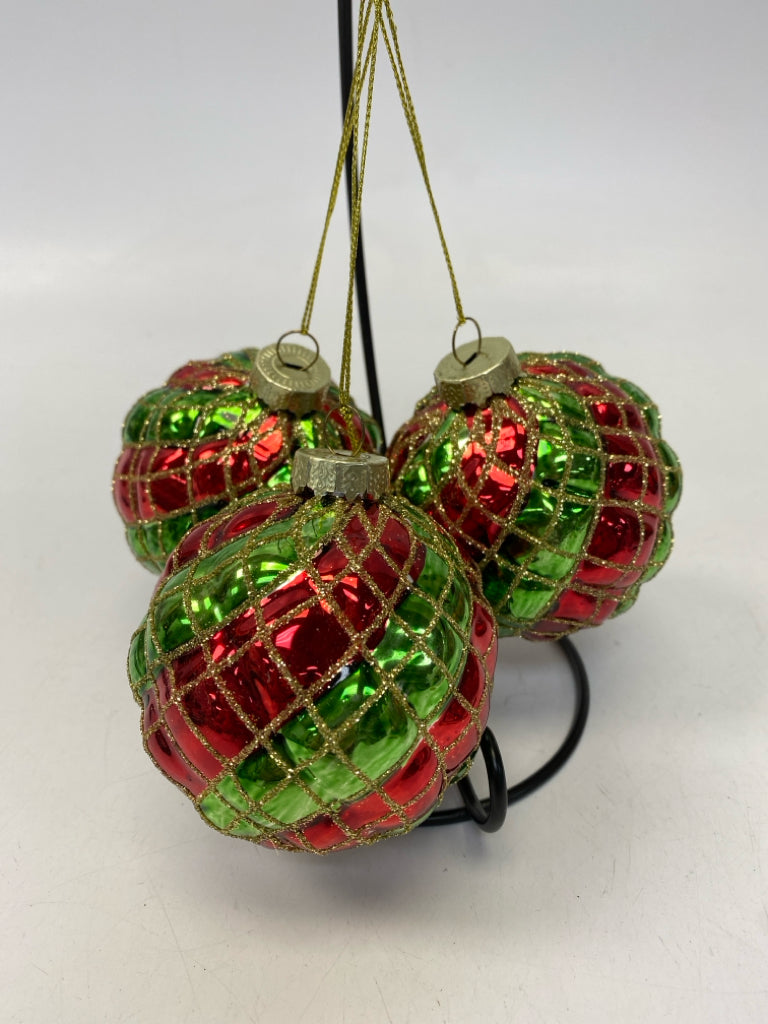 Green Red/Gold Ornaments