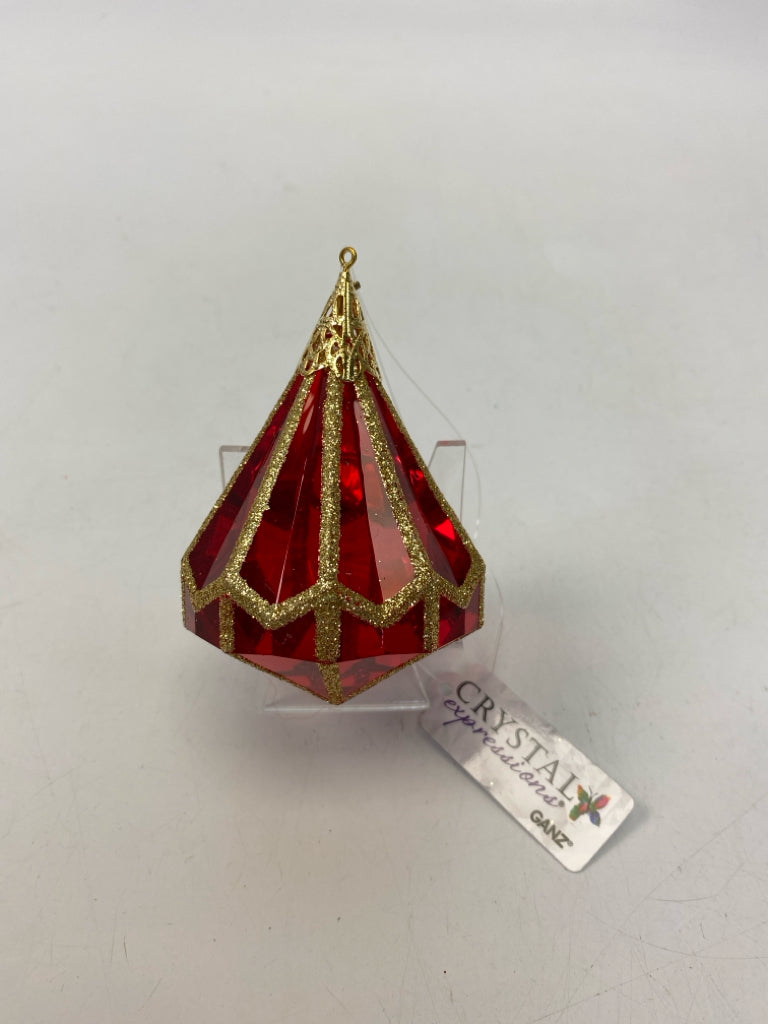 Red Gold Ornaments