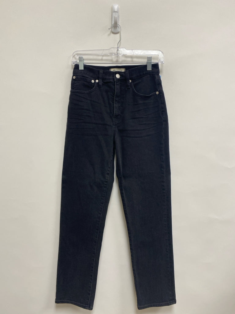Madewell Size 24 Black Ladies Jeans