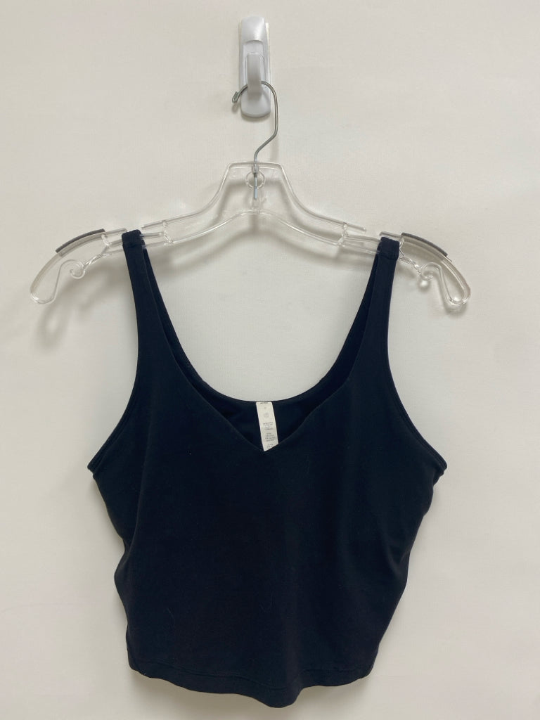 Lululemon Size 8 Black Athletic  Bra