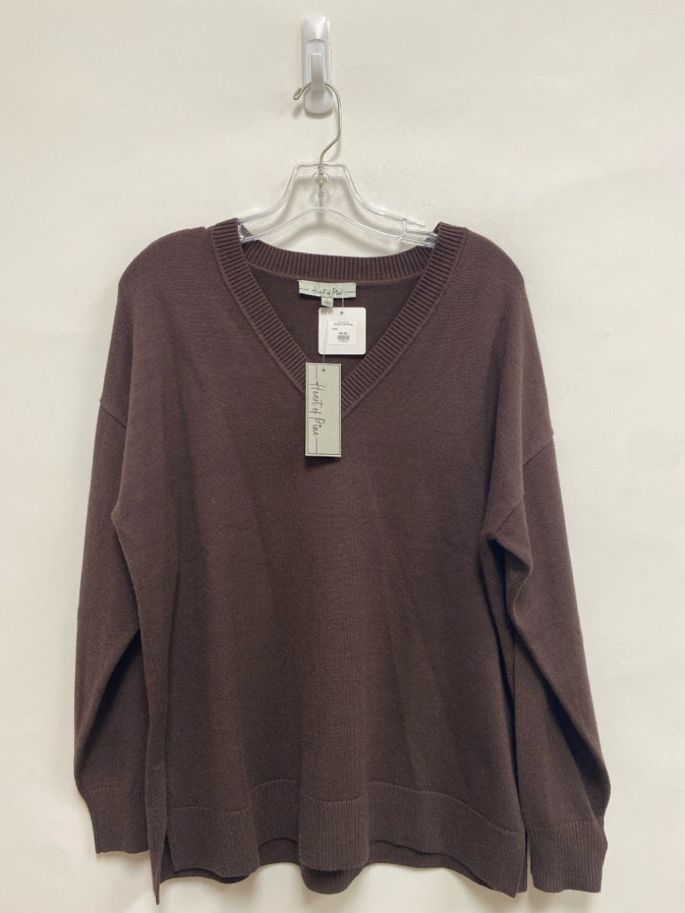 NWT Size L Brown Ladies Sweater