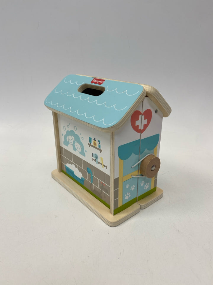 Fisher Price Pale Blue Multi Color Wood Misc. Toy