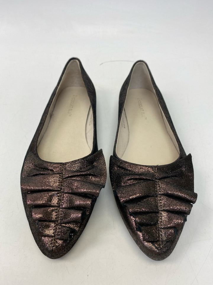 NWOT Chocolat Blu  Size 7 Bronze Shimmery Flats