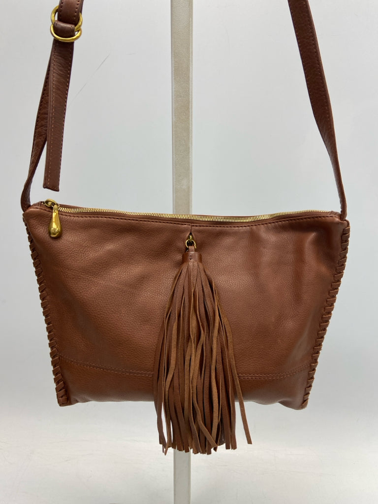 Hobo Dark Brown Tassel(es) Handbag