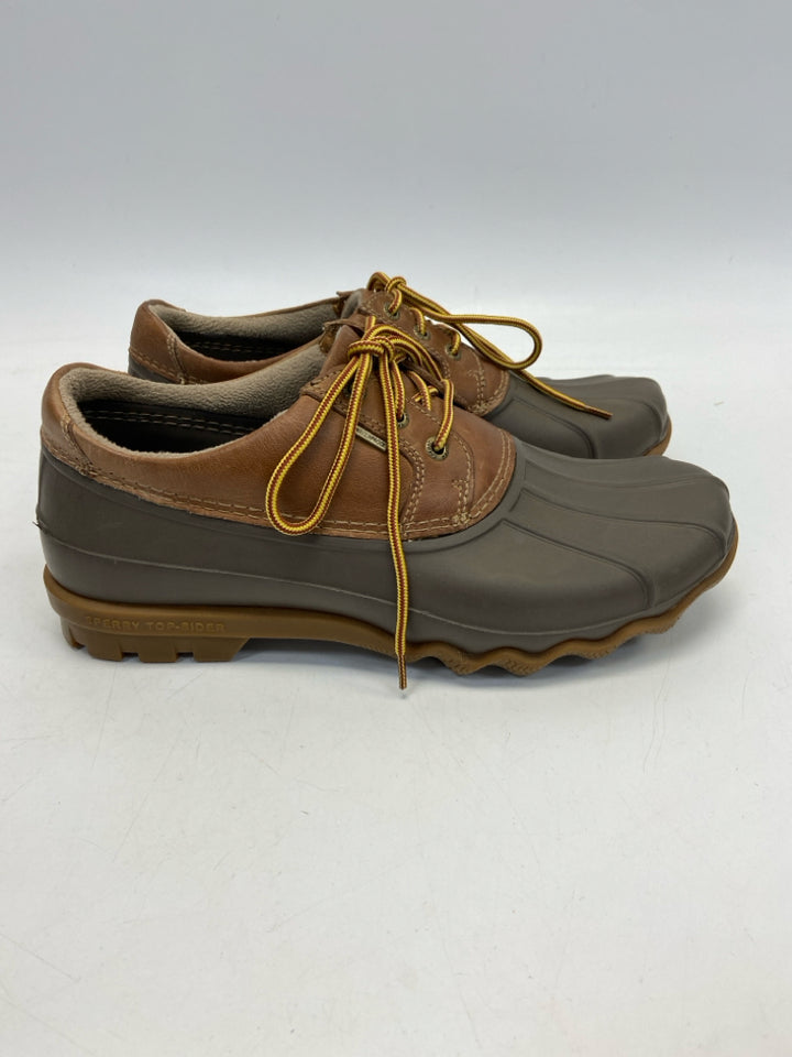 Sperry Size 9 Brown Lace-Up Men&