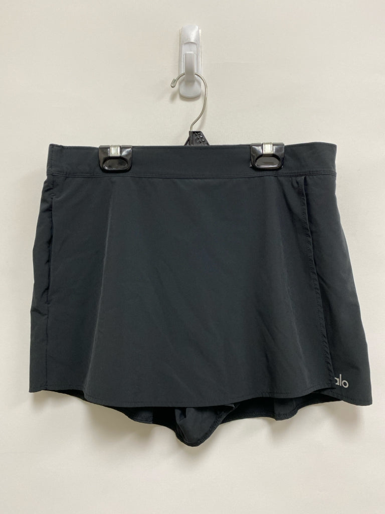 alo Size M Black Athletic Skort