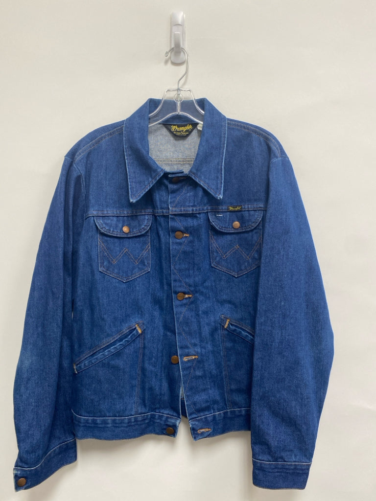 Wrangler Size 44L Blue Denim Men&