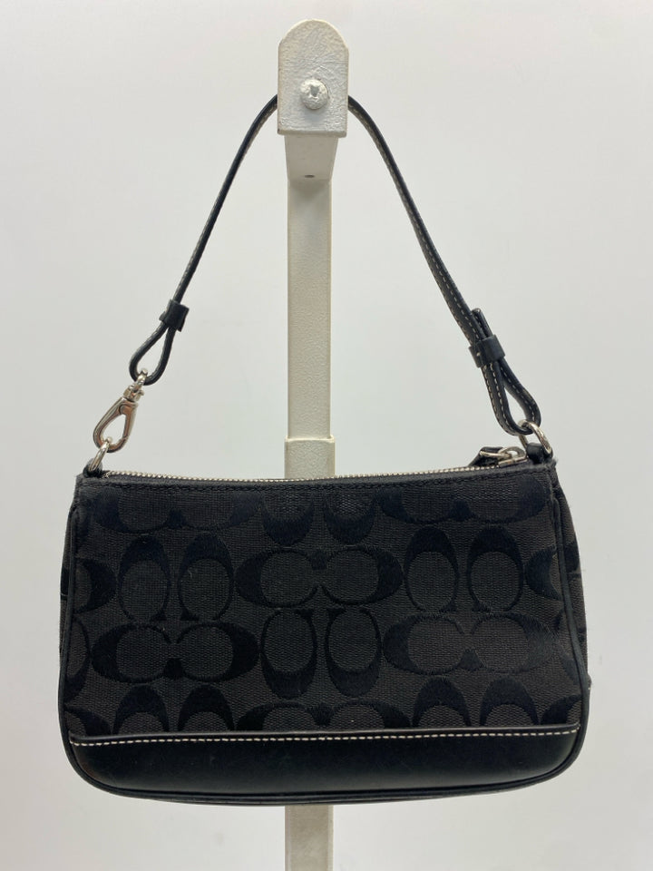 Coach Y2K Mini Demi Black Signature Bag 6094