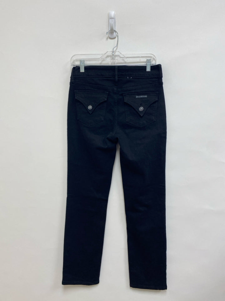 HUDSON Size 4 Black Denim Ladies Jeans