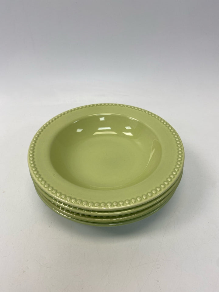 Pottery Barn Green Ceramic Bowl(s)