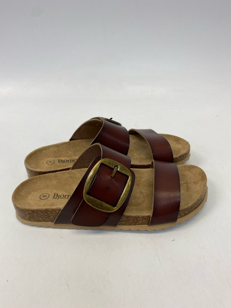 Bjorndal US Shoe Size 8 Brown Buckle(s) Sandals
