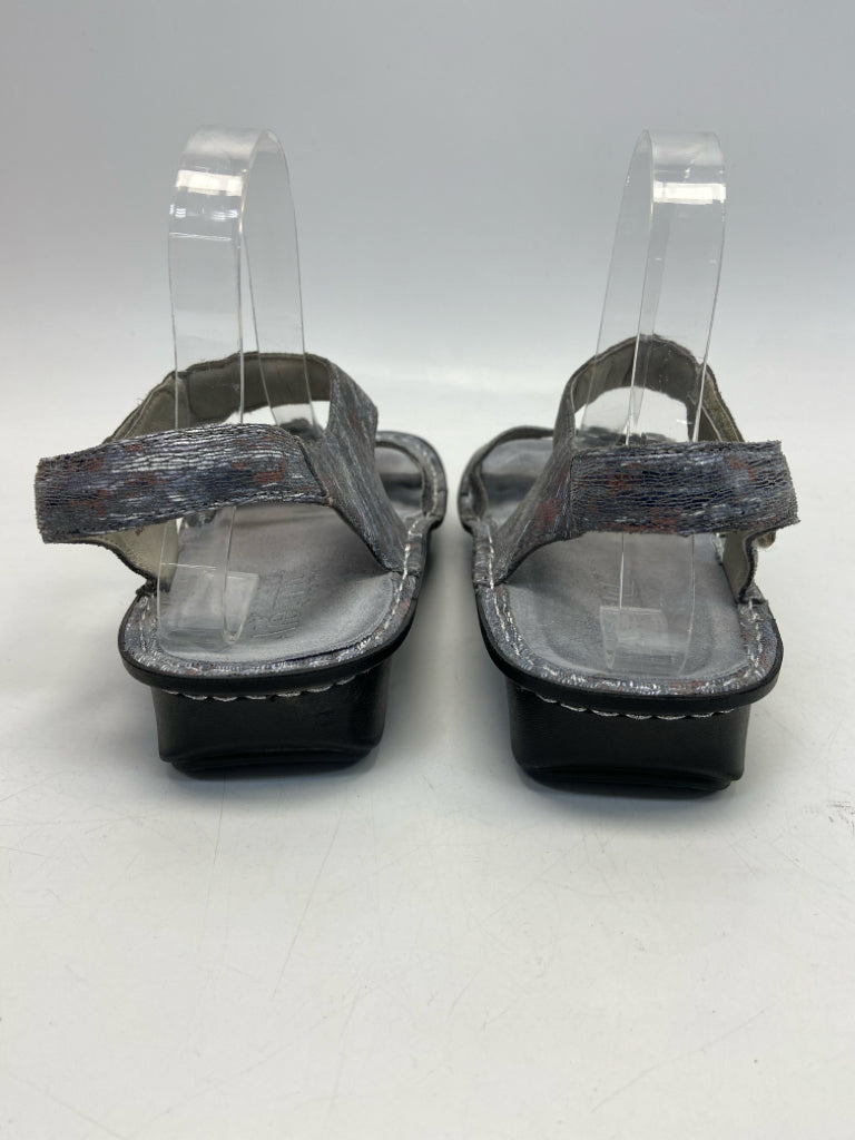 Alegria  Size 41 Blue Streaked Sandals