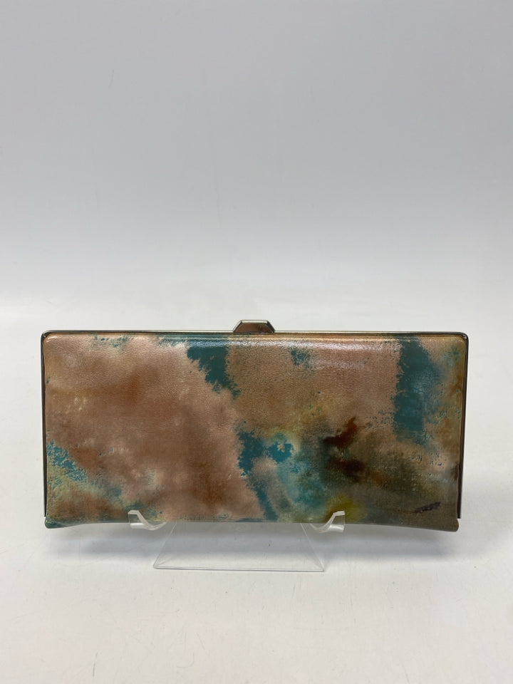 Turquoise Multi-Color Wallet