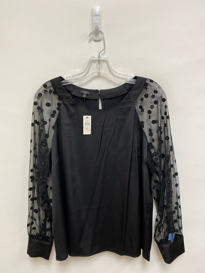 NWT Talbots Size LP Black Petite Top
