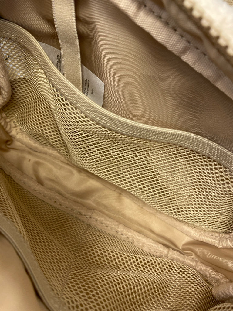 Lole Cream Fuzzy Belt Bag