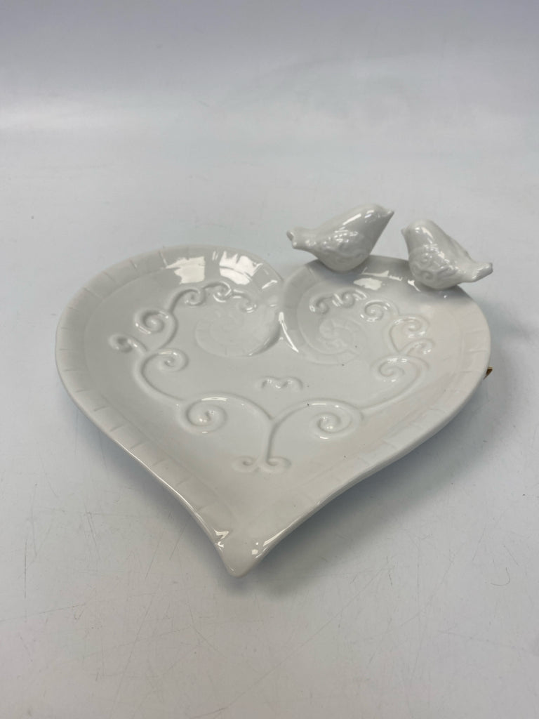 White Ceramic Decorative Plate