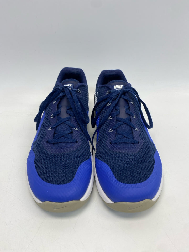 Nike Size 13 Dark Blue White Lace-Up Men&