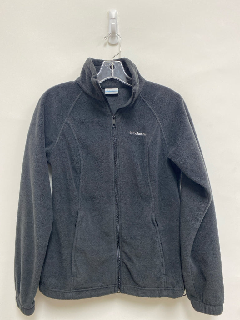 Columbia Size S Black Zip Down Fleece Ladies Jacket