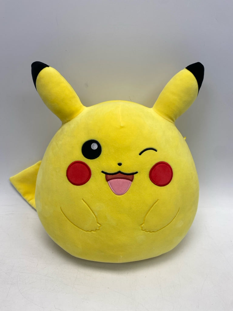 Squishmallows Yellow Pokemon Stuffed Animal