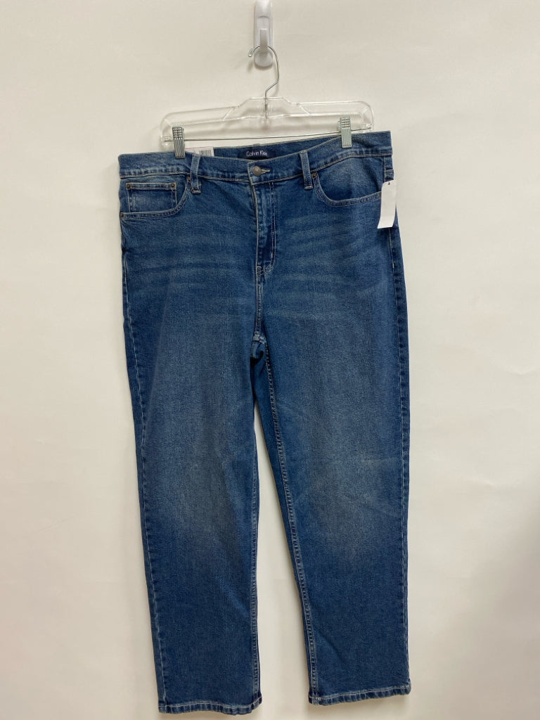 NWT Calvin Klein Size 14 Blue Ladies Jeans