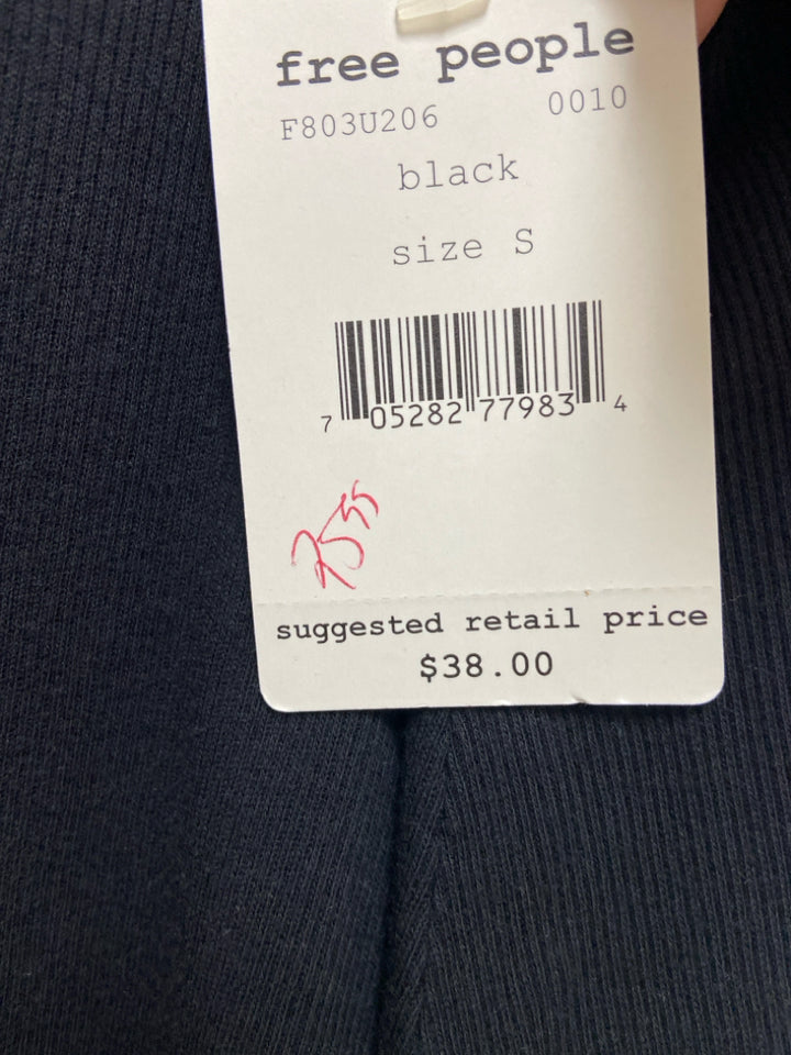 NWT Free People Size S Black Tank Ladies Top