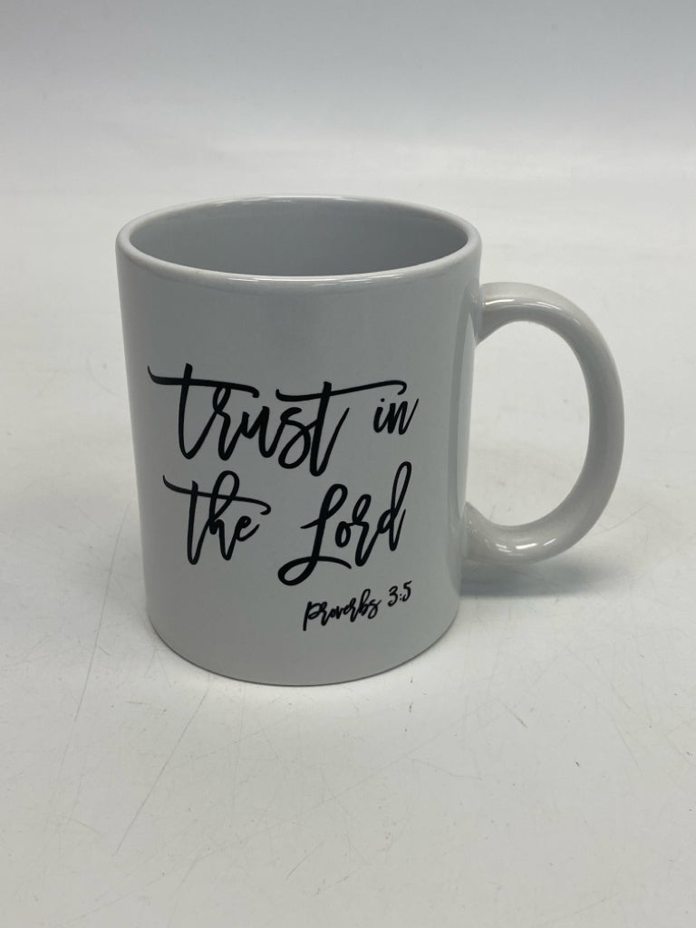 White Black Words Coffee Mug