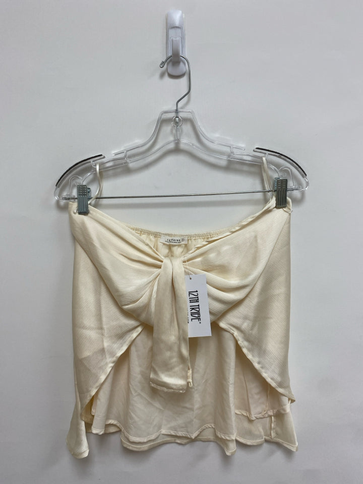 NWT Size S Ivory Strapless Ladies Top