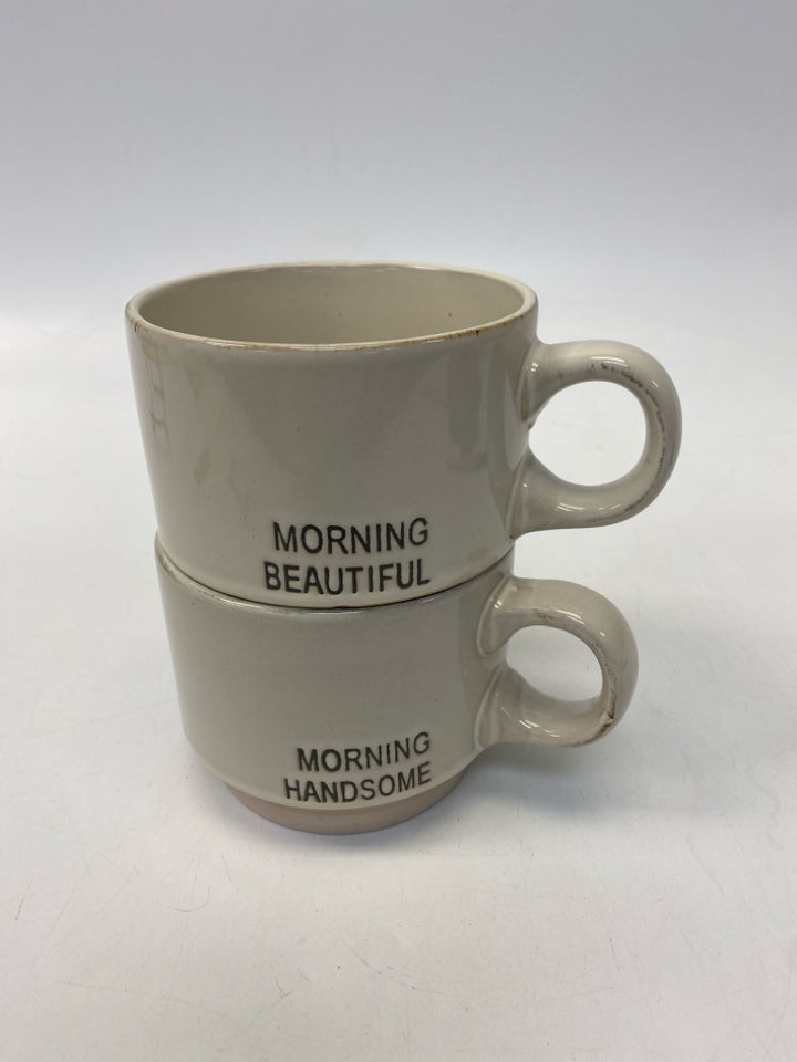 Crofton Tan Words Stoneware Coffee Mug