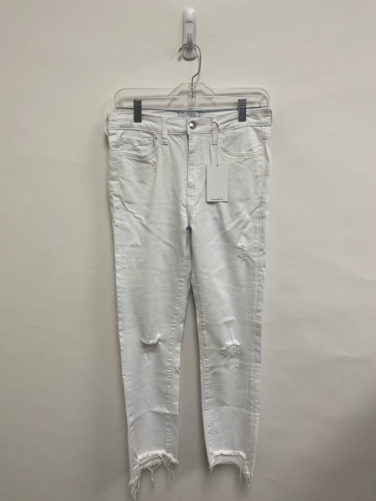 NWT VERVET Size 27 White Denim Ladies Jeans