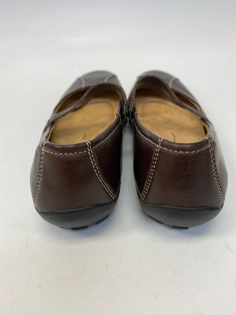 Clarks US Shoe Size 8 Brown Flats