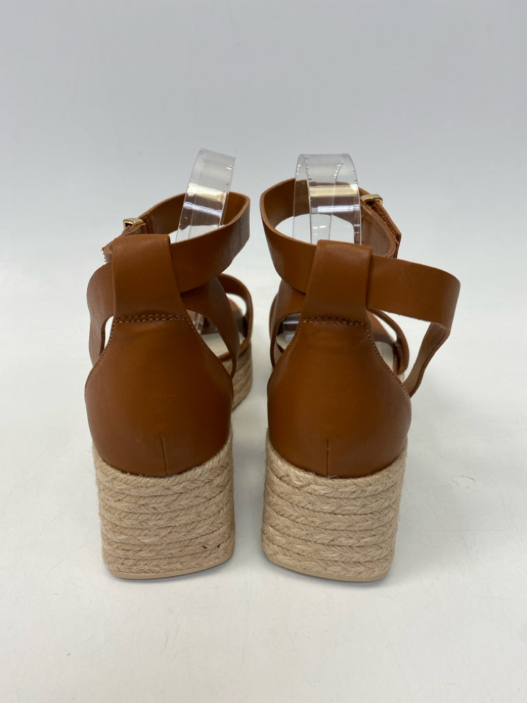 NWOT Franco Sarto  Size 9.5 Cognac Sandals